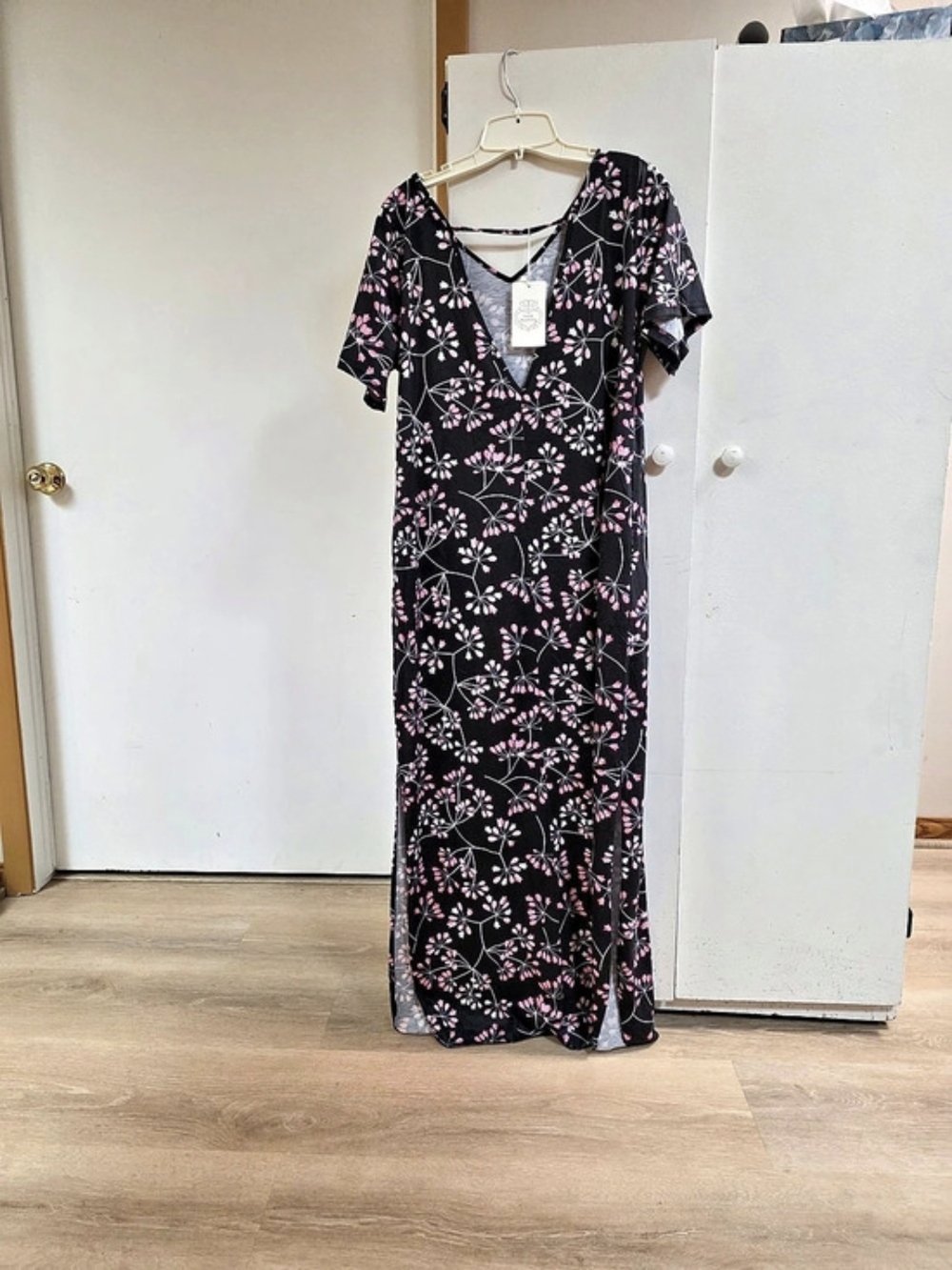 Floral Blooming Maxi Dress With Pockets